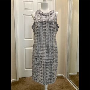 Karl Lagerfeld Paris tweed sleeveless dress